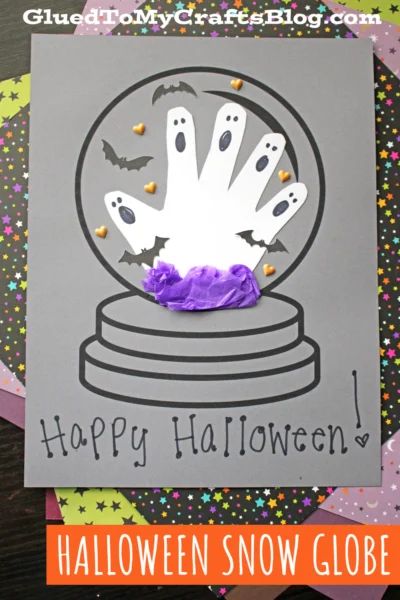 Kindergarten Halloween Crafts, Halloween Lesson Plans, Easy Halloween Craft, Mickey Mouse Crafts, Halloween Art Projects, Halloween Crafts Preschool, Ghost Crafts, Halloween Kindergarten, Halloween Sensory