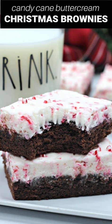 Candy Cane Brownies, Peppermint Brownies Recipe, Holiday Brownies, Chocolate Peppermint Brownies, Peppermint Dessert, Cheese Bars, Peppermint Recipes, Christmas Brownies, Cream Cheese Bars