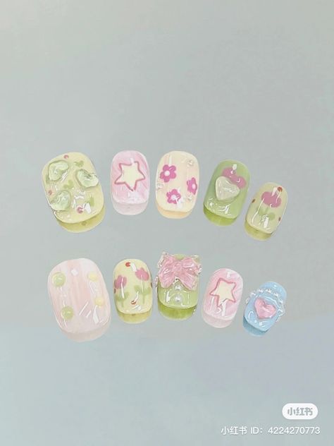 Bunny Nails, Chrome Nails Designs, Vintage Nails, Korean Nails, Claw Nails, Grunge Nails, Nail Candy, Blush Nails, Really Cute Nails