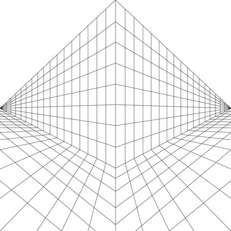 Perspective Template, Worm's Eye View Drawing, Perspective Grids, Perspective Grid, 2 Point Perspective Drawing, Three Point Perspective, 2 Point Perspective, Two Point Perspective, Worms Eye View