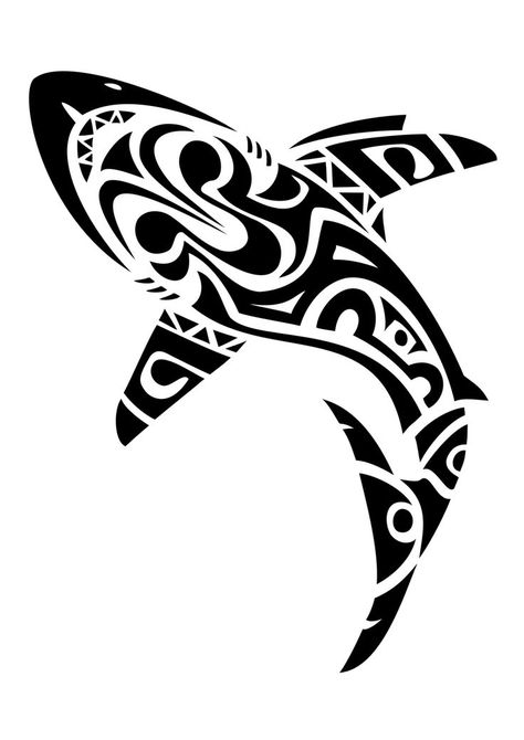 Maori Tattoo Designs and Meanings - Yahoo Image Search Results Shark Tattoo Meaning, Stammestattoo Designs, Tato Maori, Hawaiian Tattoos, Maori Symbols, Tier Tattoo, Dolphins Tattoo, Maori Tattoos, Polynesian Tattoos