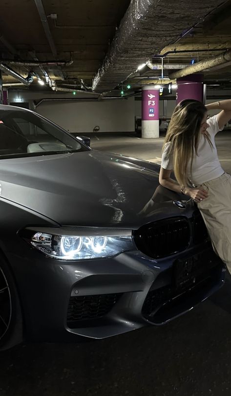 Group Chat, A Girl, Bmw Car, Garage, Bmw