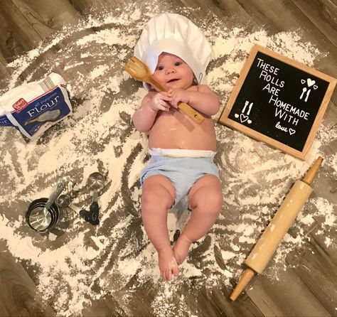 My Rolls Are Homemade Baby Picture, 8 Month Old Picture Ideas, 4 Month Old Picture Ideas, These Rolls Are Homemade Baby Picture, 4 Month Old Milestones Photo Ideas, 3 Month Old Baby Pictures Boy Ideas, 5 Month Milestones Pictures, 4 Month Baby Boy Photoshoot, 4 Month Photoshoot Ideas