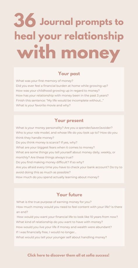 36 journal prompts to heal your relationship with money Journal Prompts To Heal, Money Journal, Finance Journal, Money Mindset Quotes, Relationship With Money, Money Saving Methods, Journal Questions, Healing Journaling, Money Blocks