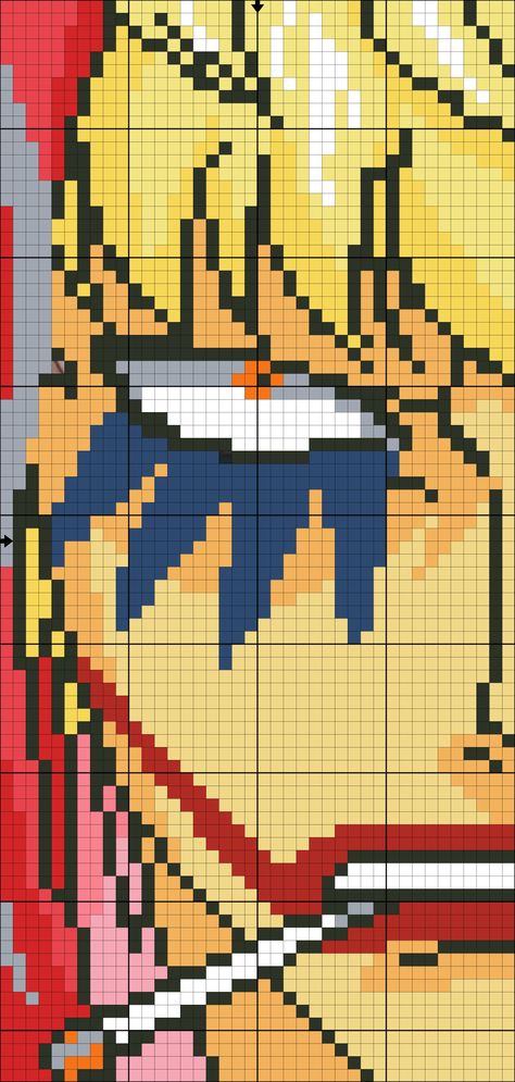 One Piece Pixel Art Grid, One Piece Theme, Pixel Art Grid, Jojo Anime, Perler Patterns, Nico Robin, One Piece Manga, One Piece (anime), Perler Beads