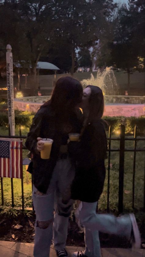 wlw couple photo idea lgbtq lesbian sapphic love aesthetic downtown aesthetic couple alt lesbian couple Lesbian Date Ideas, Wlw Couple, I Need A Girlfriend, Need A Girlfriend, Aesthetic Downtown, Downtown Aesthetic, Cutest Couples, Want A Girlfriend, Couple Stuff