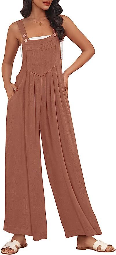 Nice and light, lots of colours. Perfect for travel. See affiliate link below. Spring Jumpsuits, Womens Overalls, Wide Leg Jumpsuits, Summer Rompers, Overalls Casual, Romper Long Pants, Corduroy Pants Women, Long Pant Jumpsuit, Solid Color Jumpsuits