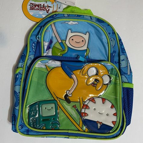 Adventure Time Small Backpack Jake & Finn Friends 12" (New)With Tag Adventure Time Backpack, Adventure Time Merch, Adventure Time Toys, Adventure Time Gift, Plushie Backpack, Adventure Time Merchandise, Unique Backpacks, Adventure Time Finn, Fandom Fashion