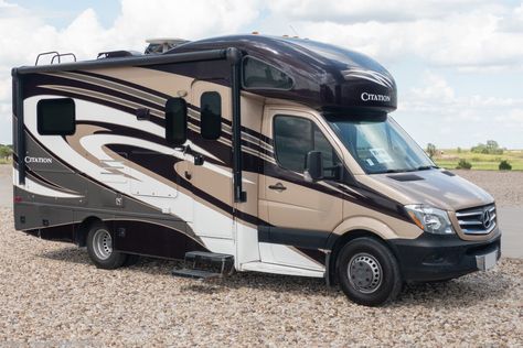 2015 Thor Motor Coach Citation Sprinter 24SA on RVUSA Loft Exterior, Class B Rv, Holiday Rambler, Class C Rv, Thor Motor Coach, Motor Coach, Cab Over, Motor Home, Fresh Water Tank