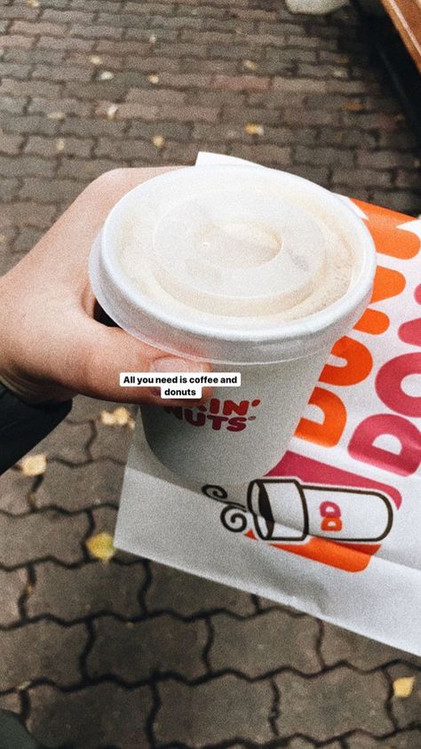 Donut Instagram Story, Coffee Board, Coffee And Donuts, Dunkin Donuts Coffee Cup, Story Instagram, Story Ideas, Instagram Story Ideas, Random Things, All You Need Is