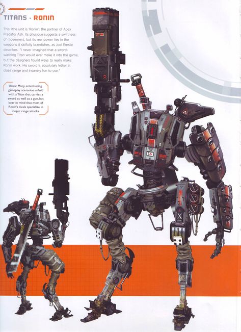 Titanfall 2 Prime Titans, Titanfall 2 Ronin Art, Titan Fall Titans, Titanfall Titan Art, Titan Fall Art, Titanfall Titan Concept Art, Titanfall Mech Concept Art, Ronin Titan Fall 2, Titanfall 2 Northstar Art