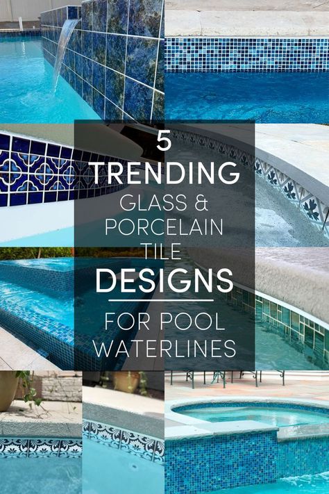 5 POOL WATERLINE TILE TRENDS FOR 2022 in 2022 | Pool tile designs, Swimming pool tiles, Waterline pool tile Swimming Pool Tiles Ideas Modern, Swimming Pool Tiles Design, Swimming Pool Tiles Colors, Best Pool Tile Colors, Luv Tile Pool, Pool Surround Tiles, Tile For Pools Swimming, Swimming Pool Tile Designs, Pool Tile Combinations