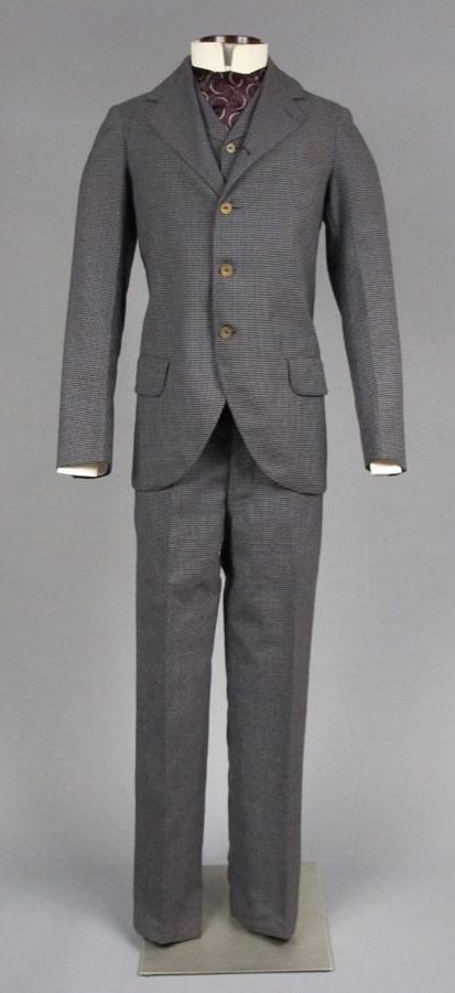 1890s Mens Fashion, Victorian Mens Fashion, Sack Suit, 19th Century Men, Victorian Men, 1890s Fashion, Period Clothing, Tailored Clothes, Period Outfit