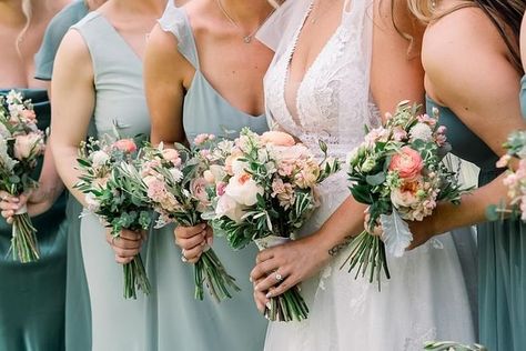 The transition from spring to summer is so fun in the wedding world, especially when your couple embraces a unique color palette. ⚡️ This wedding had pops of peach, soft orange, blush, and ivory, with light-colored sage greens and dusty blues to match their sea glass accents. I know that sounds like a lot, but we brought it together! Thank you so much for having us, Brooke and Morgan! Vendor team~ Photography: @oakandheirloom Videography: @stefanvideography Venue: @pineknollfarms Planni... Unique Color Palette, Orange Blush, Team Photography, Soft Orange, Wedding Palette, Wedding Board, Sounds Like, Dusty Blue, Unique Colors