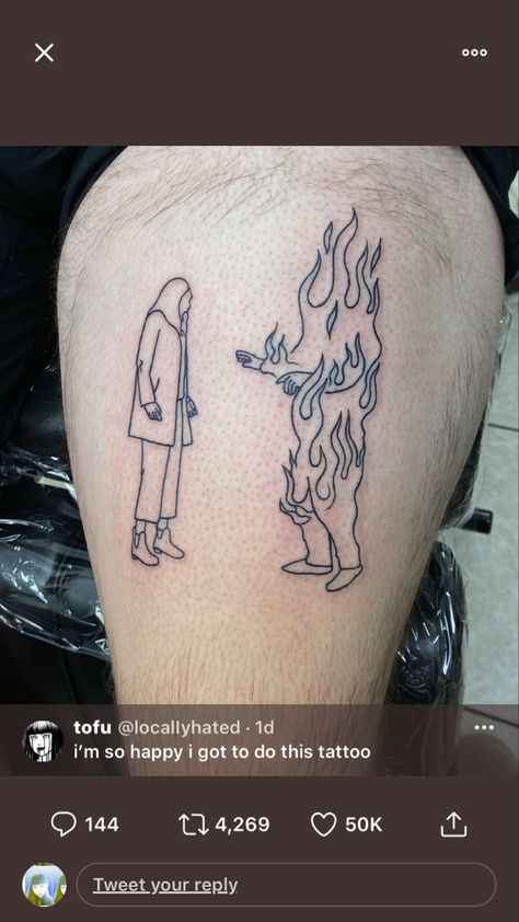 Hereditary Movie Tattoo, Hereditary Tattoo Ideas, Hereditary Drawing, A24 Tattoo Ideas, A24 Tattoo, Hereditary Tattoo, Hereditary Art, Thoroughbred Movie, Hail Paimon