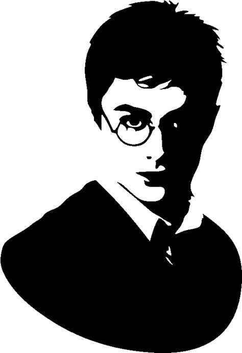 Free Harry Potter Silhouette Art, Download Free Clip Art, Free Clip Art on Clipart Library Stencil Drawings, Harry Potter Silhouette Art, Harry Potter Stencil Art, Hogwarts Sillouhette, Harry Potter Silhouette Characters, Silhouette Art Stencils, Harry Potter Drawing, Silhouette Art Ideas, Cool Silhouette Art