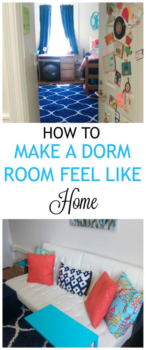 How to Make a Dorm Room Feel like "Home" - Healthy Liv Dorm Hacks, Student Lounge, College Packing, College Survival, College Advice, College Tips, Dorm Life, Feel Like Home, College Hacks