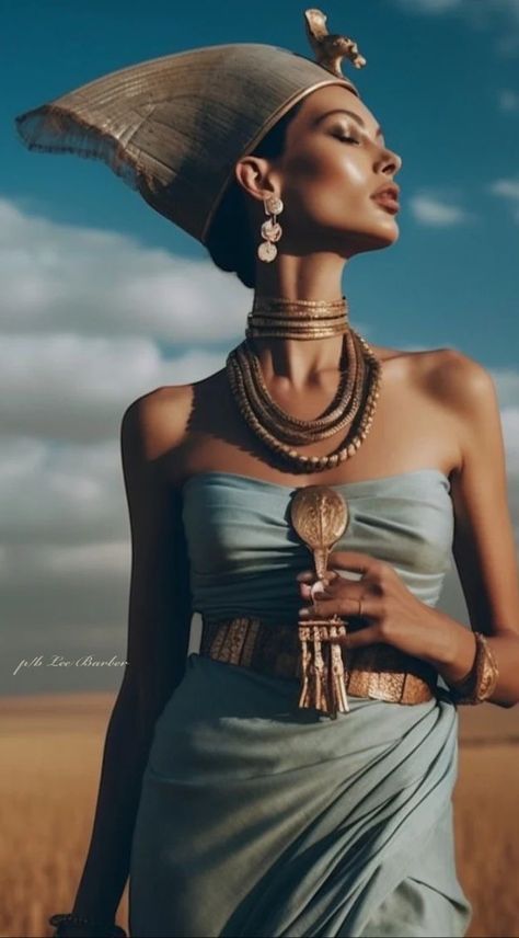 Ancient Egypt Women, Egyptian Eye Tattoos, Eye Tattoos, Egyptian Era, Egyptian Fashion, Egyptian Eye, Creative Outfits, Brown Hair Inspo, Queen Nefertiti