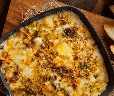 Air Fryer Baked Fontina Cheese Dip Fontina Cheese Dip, Fontina Cheese Recipes, Baked Fontina, Melted Cheese Dip, Winter Sangria, Breakfast Egg Casserole, Cheese Dip Recipes, Fontina Cheese, Favorite Appetizers