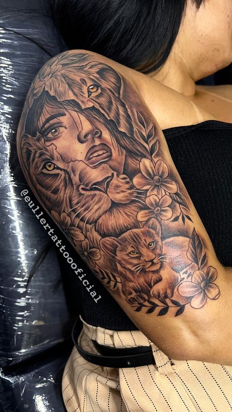 Lion Thigh Tattoo Black Women, Thigh Tattoo Black Women, Tattoo Lion Women, Lion Thigh Tattoo, Tattoo Black Women, Lion Tattoo On Thigh, Tattoo Lion, Tattoo Black, Cute Tattoos For Women