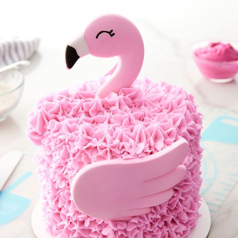 Flamingo Bday Cake, Diy Flamingo Cake, Pink Unicorn Birthday Cake, Flamingo Cookie Cake, Flamingo Birthday Party Food, Flamingo Cake Birthday, Flamingo Smash Cake, Flamingo Cake Ideas, Flamingo 1st Birthday Party