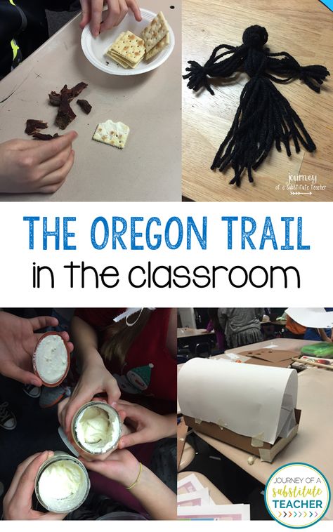 Oregon Trail Crafts, Oregon Trail Activities, Pioneer Activities, Freebies Ideas, 4th Grade Social Studies, 5th Grade Social Studies, The Oregon Trail, Classroom Transformation, Social Studies Classroom