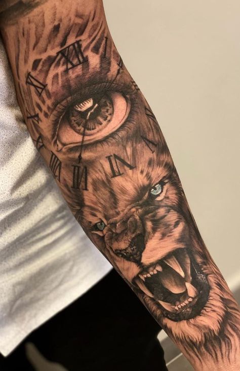 Natur Tattoo Arm, Underarm Tattoo, Tiger Tattoo Sleeve, Half Sleeve Tattoos Forearm, Catrina Tattoo, Lion Tattoo Sleeves, Mens Lion Tattoo, Cool Arm Tattoos, Forarm Tattoos