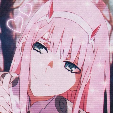 Zero Two Icon Aesthetic, Two Aesthetic, Zero Two Icon, Egirl Pfp, Anime Screencaps, Demon Baby, Zero Two, Darling In The Franxx, Anime Pfp