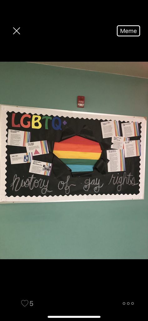 Lgbtq Ra Bulletin Board, Lgbtq History Month Bulletin Board, Lgbtq Bulletin Board Ideas, Pride Bulletin Board, Hr Office, April Bulletin Boards, Health Bulletin Boards, Bulletin Boards Theme, Work Bulletin Boards