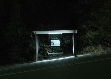 angle Bus Stop Background, Creative Bus Stop, Bus Stop Photography, Bus Stop At Night, Bus Stop Sign, Silent Book, Atelier Design, Environment Reference, A Level Photography