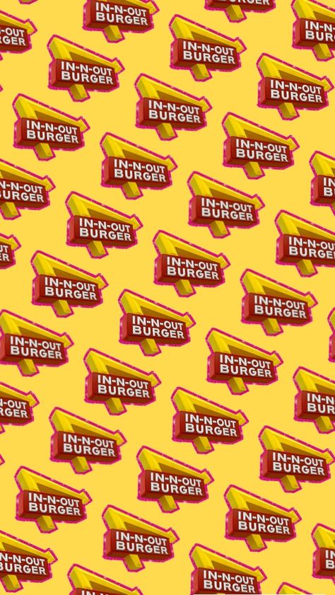 In N Out Wallpaper, Burger Wallpaper, Eddie Printer, In And Out Burger, In N Out Burger, In-n-out Burger, In & Out, Food Wallpaper, Bday Girl