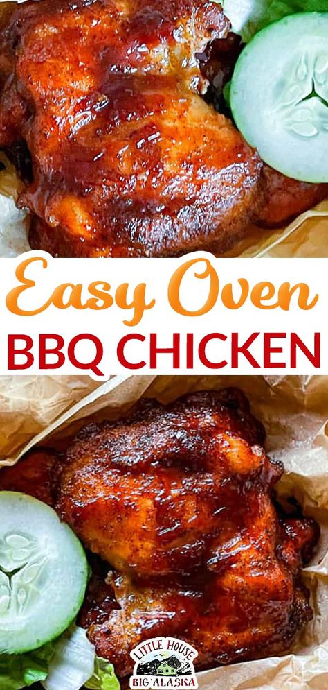 Chicken With Bbq Sauce In Oven, Bbq Chicken Thigh Recipes Oven, Best Oven Bbq Chicken, How To Make Barbecue Chicken In The Oven, Oven Bar B Que Chicken Recipes, Bake Barbeque Chicken Oven, Barbeque Chicken In Oven, Chicken Thigh Barbeque Recipes, Bbq Chicken In The Oven Easy