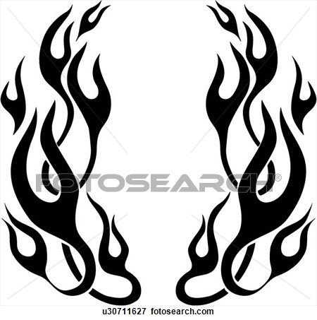 Truck Graphics, Motorcycle Paint Jobs, Mom Tattoo Designs, Flame Tattoos, Fire Flames, Flame Art, Free Clipart Images, Black And White Art Drawing, Pinstriping Designs