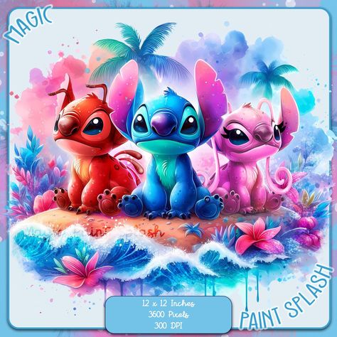 Leroy And Stitch, Stitch Images, Angel Watercolor, Watercolor Splash Png, Splash Png, Mickey Mouse Wallpaper Iphone, Watercolor Angel, Whatsapp Wallpaper Cute, Aesthetic Png