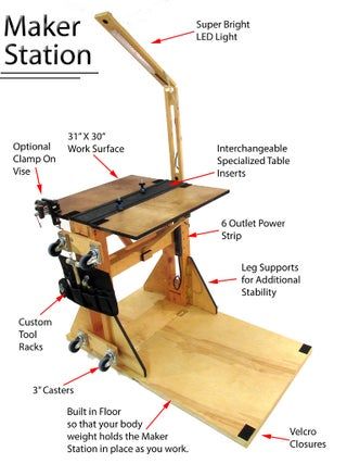 Portable Workstation, Carving Station, Portable Workbench, Detox Kur, Drawing Desk, Workbench Plans Diy, Wooden Plugs, Woodworking Tools Workshop, Diy Workbench