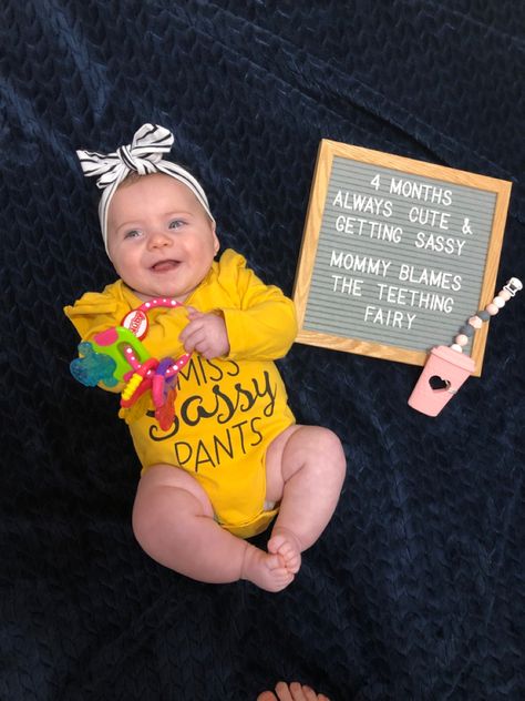 4 month old teething letter board • teething fairy Month Birthday Photoshoot, 5 Month Baby Milestones, Monthly Picture Ideas, Baby Milestones Monthly Picture Ideas, Letter Board Quotes, 5 Month Old Baby, 4 Month Old Baby, Birthday Photoshoot Ideas, Baby Boy Newborn Photography