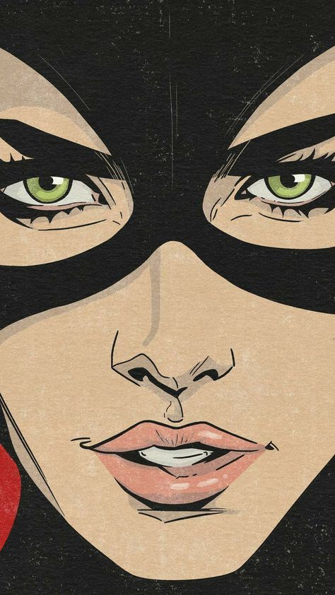 Pop Art Face Drawing, Cat Woman Pop Art, Vintage Comics Girl Pop Art, Vintage Comics Women, Cat Woman Painting, Cat Woman Drawing, Selina Kyle Comic, Catwoman Painting, Catwoman Illustration