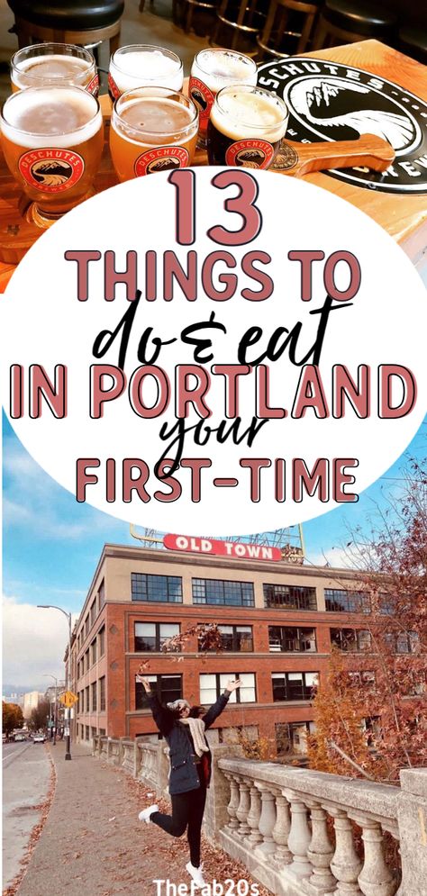 Portland Oregon is such a UNIQUE city unlike any other in the US. Whether you want to see museum, go on a hike, or eat and drink your way through donuts and breweries! There is something in this town for everyone! First-Timers Must Do Portland... Portland Oregon Travel, Things To Do In Portland, Oregon Vacation, Portland Travel, Oregon Road Trip, Eat And Drink, Oregon Travel, Fall Travel, Future Travel