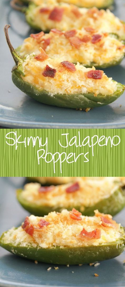 Jalapeño Poppers, Poppers Recipe, Jalapeno Recipes, Buffalo Chicken Dip, Favorite Appetizers, Jalapeno Poppers, Football Food, Healthy Appetizers, Stuffed Jalapeno Peppers