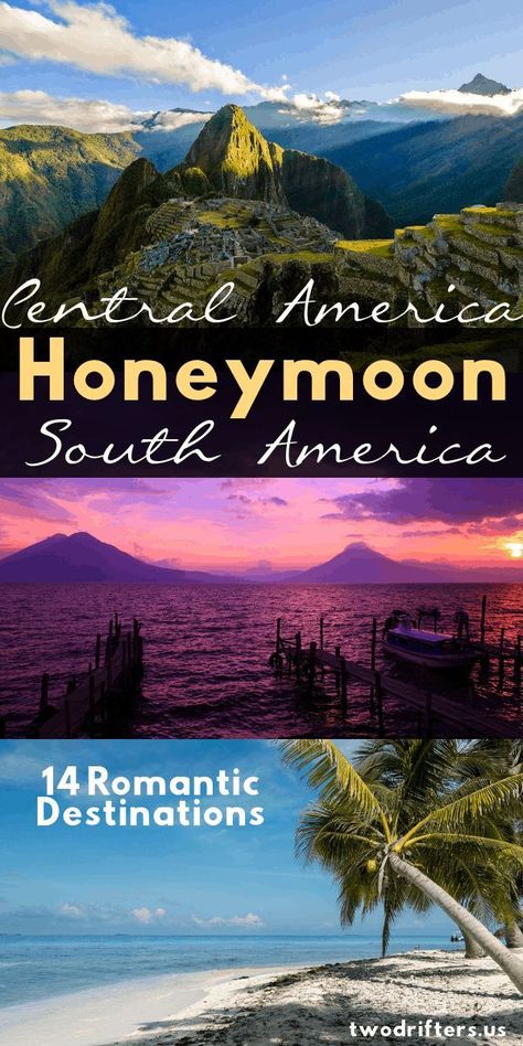 These 14 magical destinations are ideal for those seeking a unique, romantic honeymoon in South America or Central America. Which one will you choose? #Honeymoon #SouthAmerica #Travel #Honeymoons #SouthAmericaTravel #RomanticGetaway #WeddingPlanning #Romantic #CouplesTravel #CouplesTrip #wanderlust  #honeymoondestinations Places To Honeymoon, Couples Trip, Ambergris Caye, Honeymoon Places, Luxury Honeymoon, Honeymoon Ideas, Honey Moon, Central America Travel, Best Honeymoon