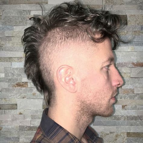 Curly Mohawk Hairstyles Men, Messy Mohawk, Black Mohawk Hairstyles, Mohawk Hairstyles For Men, Undercut Mohawk, Mohawk Fade, Curly Mohawk Hairstyles, Haircut 2020, Short Mohawk