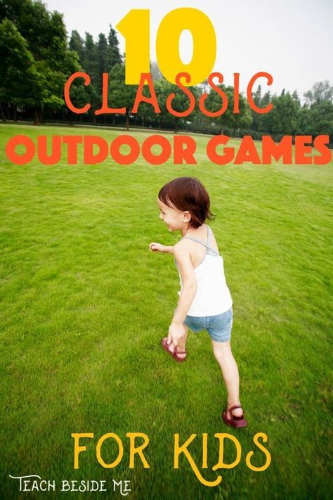 10 Classic Outdoor Games for Kids School Yard Games, Outdoor Games For Preschoolers, Recess Games, Field Day Games, Playground Games, Outside Games, Fun Outdoor Games, Outdoor Games For Kids, Kids Discover