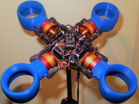 The purpose of this research project was to get one step closer to the design and manufacturing of a bladeless multi-rotor Unmanned Aerial Vehicle (UAV) using bladeless technology. The motivation behind this research was to eliminate the hazards created by exposed propellers on conventional multi-rotor UAVs. The bladeless propulsion system would serve as an alternative to propellers on multi-rotor UAVs. The concept of a bladeless propulsion system was inspired by Dysons bladeless fan. Research Uav Concept, Centrifugal Compressor, Propulsion System, Avion Rc, Robotics Projects, Drones Concept, Bladeless Fan, Drone Design, Unmanned Aerial Vehicle