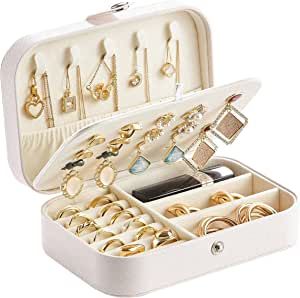 Travel Jewelry Organizer Cases, Sleek Jewelry, Travel Jewelry Storage, Travel Jewellery Box, Necklace Hooks, Travel Jewelry Organizer, Earring Storage, Leather Jewelry Box, Travel Jewelry Box