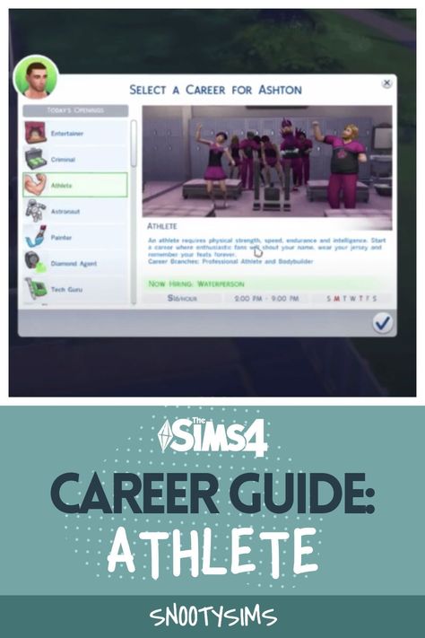 The athlete career isn’t the most complicated one in Sims 4. It allows your Sim to become a professional sportsman and make money by competing in different sports. There aren’t too many things to do except to work on your body and hit the gym daily, but some tasks can be more problematic than others. For example, many simmers don’t know how to study opponents in Sims 4. Sims 4 Athlete Career, Athletic Body Types, Sims 4 Cheats, How To Study, Stay At Home Parents, Hit The Gym, Career Options, Different Sports, Professional Athlete