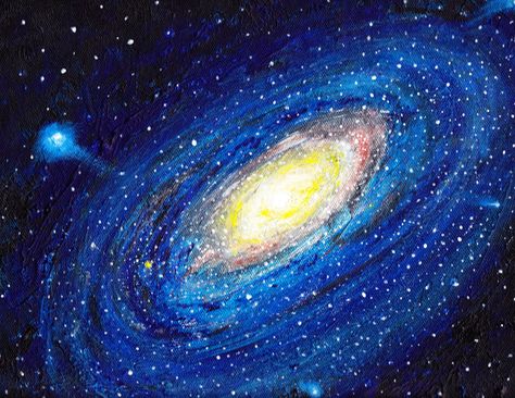 Milky Way Galaxy ~ original art by Peggy J. D'Amato, The Galaxy Artist    ~   Our Earths sun is to the right, earth so small it can't be seen.  The Center of our Milky Way ~ I call "Celestial Worlds" ~ billions of them, never to be visible due to the dust clouds God provided around them.  If the dust were not, the earth would not be, it would be burned up due to the heat from the celestial worlds in the center of our Milky Way Galaxy.  My next book, "What is a Galaxy?  What is a Universe? The Milky Way Drawing, Milky Way Galaxy Drawing, Milky Way Drawing, Milky Way Painting, Universe Design, Galaxy Drawings, Galaxy Artwork, Space Aesthetic, Space Drawings