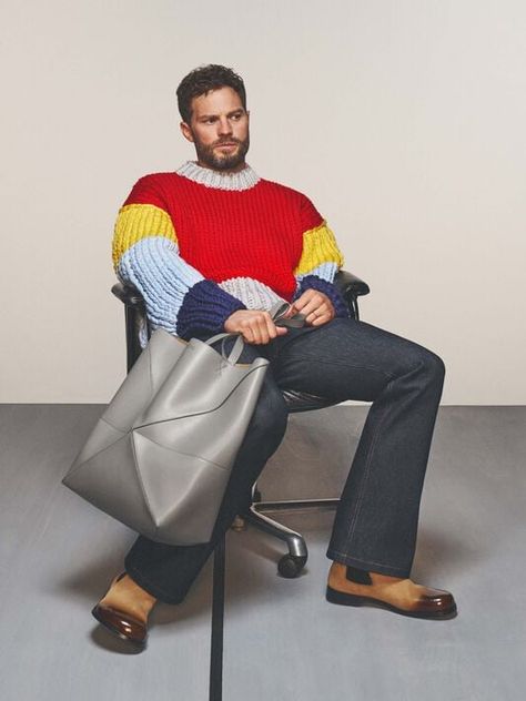 Jamie Dornan, 2024 LOEWE Global Brand Ambassador | LOEWE Loewe Men, Jonathan Anderson, David Sims, Clothing Photography, Global Brands, Dakota Johnson, Jamie Dornan, Mens Spring, Brand Ambassador