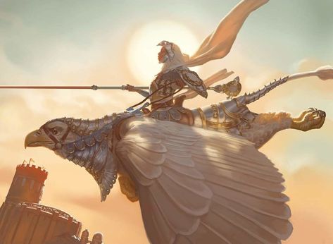 Flying Mount, Knight Art, Fantasy Artist, Artist Style, Fantasy Artwork, Magic The Gathering, Creature Art, Fantasy World, My Favorites