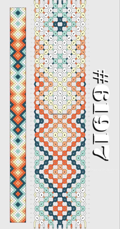 Five Color Bracelet Patterns, 6 Color Bracelet Patterns, Fall Friendship Bracelets Colors, Bracelet Patterns 6 Colors, How To Make Bracelets With Thread And Beads, 12 String Bracelet Pattern, Five Color Friendship Bracelet Patterns, Arrowhead Friendship Bracelet Pattern, Aztec Bracelet Pattern