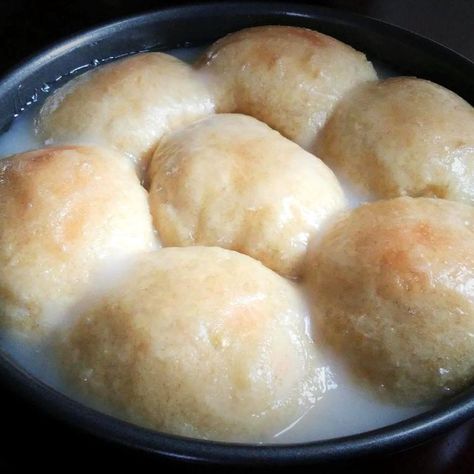 Pani Popo Recipe, Sweetened Condensed Milk Desserts, Pani Popo, Condensed Milk Recipes Desserts, Condensed Milk Desserts, Milk Recipes Dessert, Evaporated Milk Recipes, Coconut Bread Recipe, Sweetened Condensed Milk Recipes